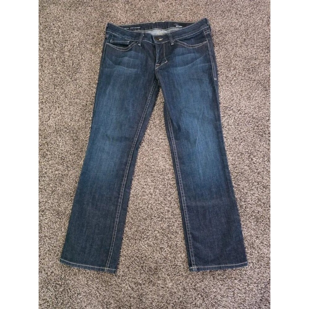 William Rast Made in USA Jeans Size 30 Dark Wash Premium Y2K Denim EUC
